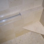 Custom bathroom tile-work